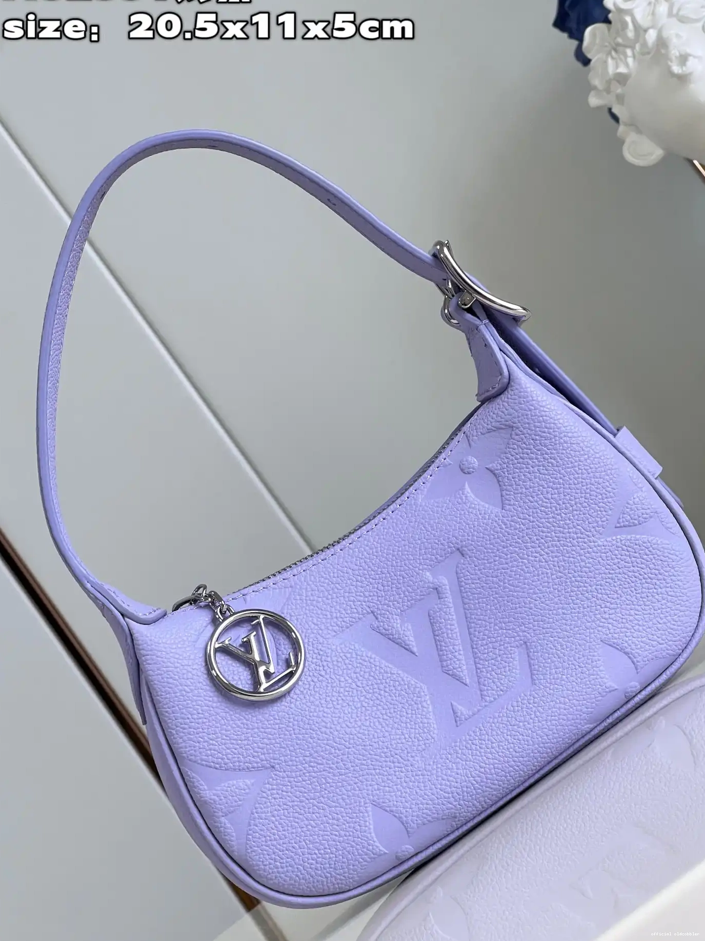 Official oldcobbler Moon VUITTON Mini LOUIS 0528